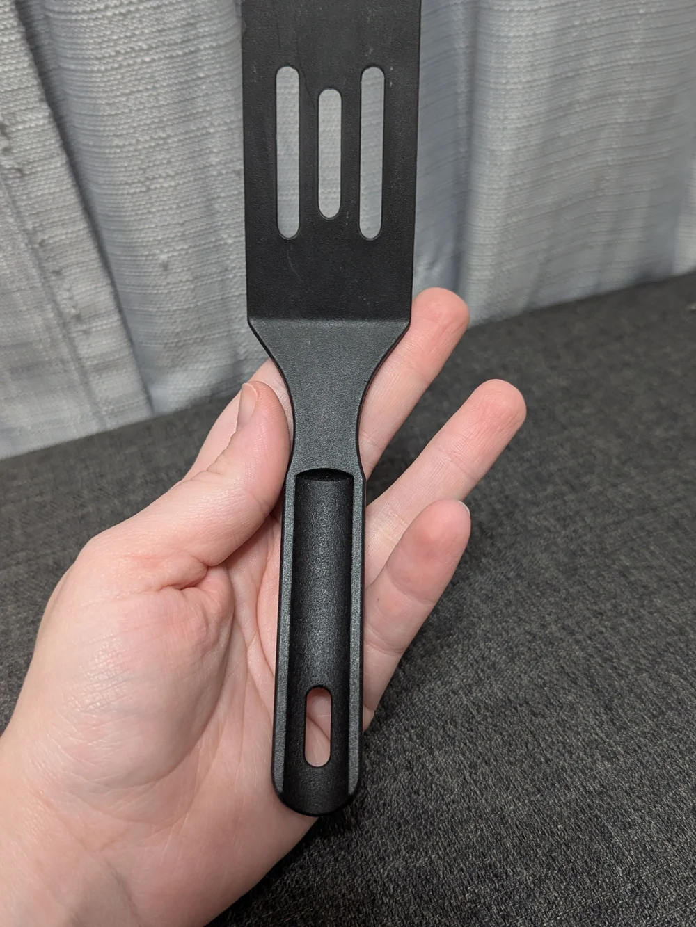 Pampered Chef Mini Plastic Serving Spatula Flipper Turner Slotted